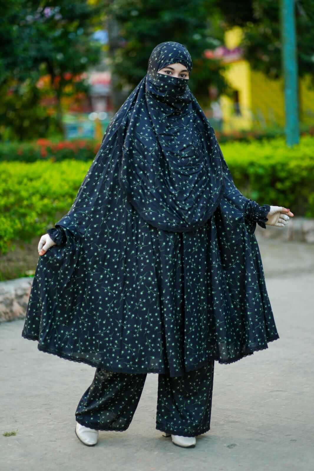 khimar-42 প্রিমিয়াম খিমার প্লাজো সেট KH-42 - Image 1
