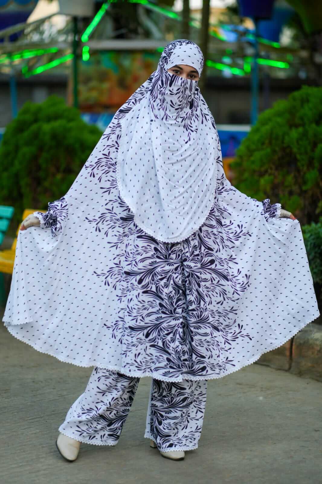 premium-khimar-39 প্রিমিয়াম খিমার প্লাজো সেট KH-38 - Image 1